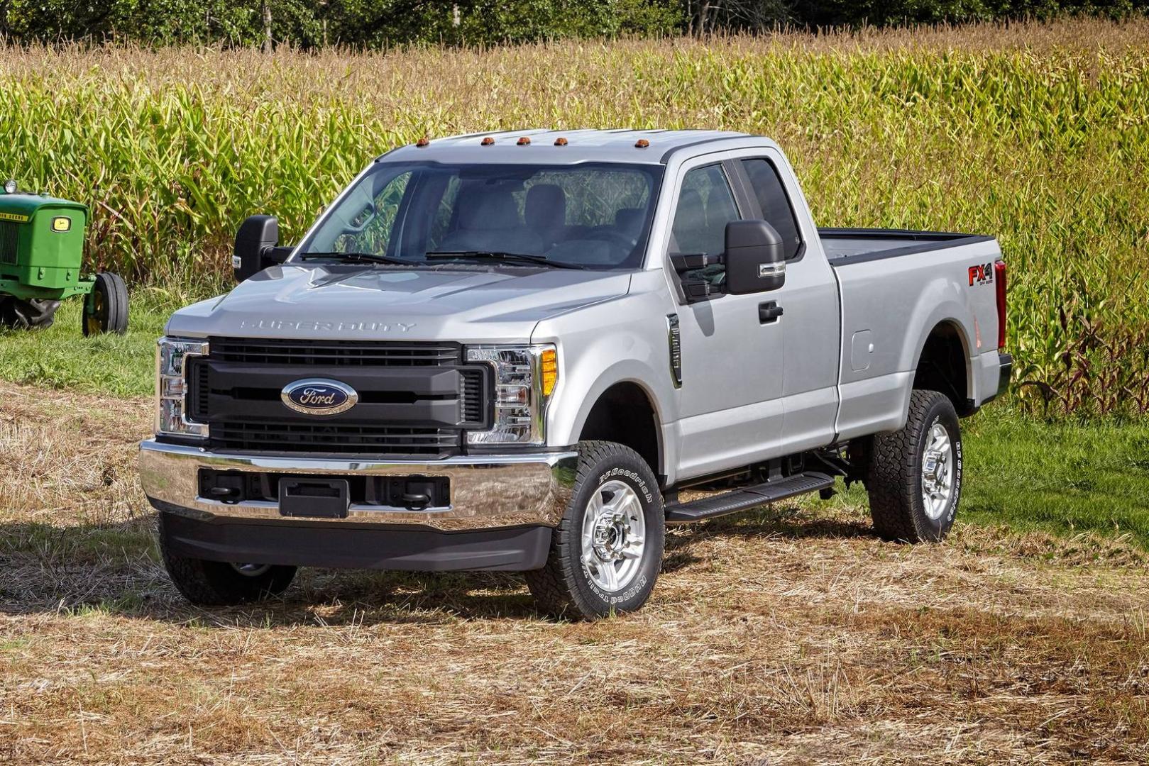 2019 Ingot Silver Metallic /Tan Leather Ford F-250 SD Lariat SuperCab 2WD (1FT7X2A67KE) with an 6.2L V8 OHV 16V engine, 6A transmission, located at 711 Las Vegas Blvd S, Las Vegas, NV, 89101, 36.161617, -115.145050 - More capable than the ultra-popular full-size F-150 but not as extreme (or expensive) as the F-350 or the F-450, the 2019 Ford F-250 Super Duty is a heavy-duty truck that provides an appealing combination of capability and everyday usability. It has a massive tow rating, lots of available high-tech - Photo#1